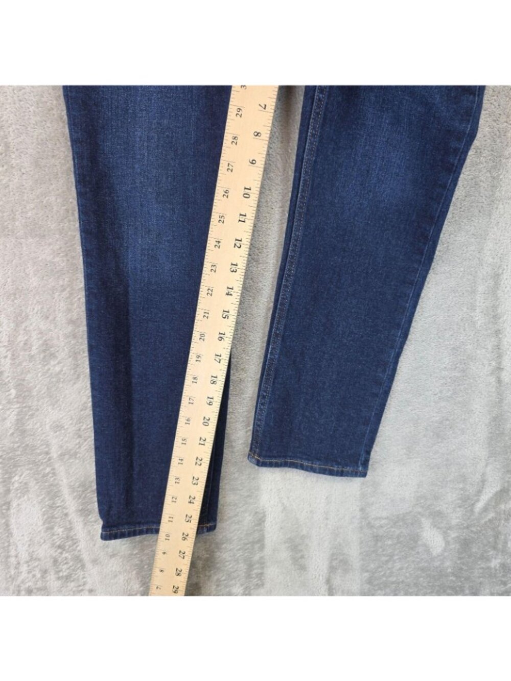 Gap Vintage Slim High Rise Jeans Womens 4 Blue Dark Rinse Wash Stretch Denim - Picture 8 of 12